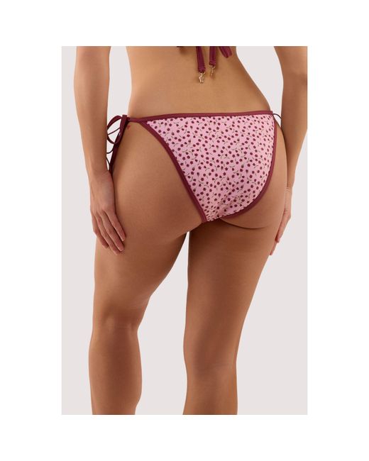 Peek & Beau Brown Wine Tie Side Bikini Brief
