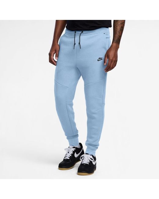 Nike Blue Tech Fleece Joggers for men