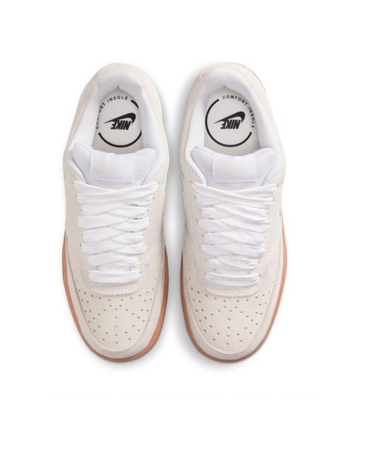 Nike White Low-Top Trainers