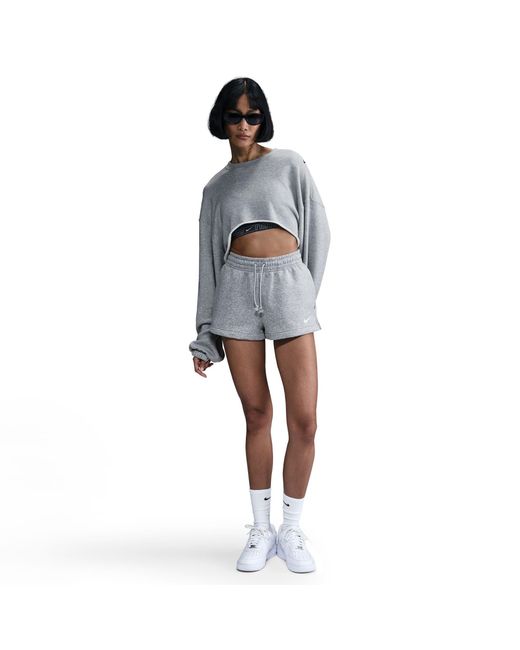 Nike Blue Sportswear Essential French Terry Shorts