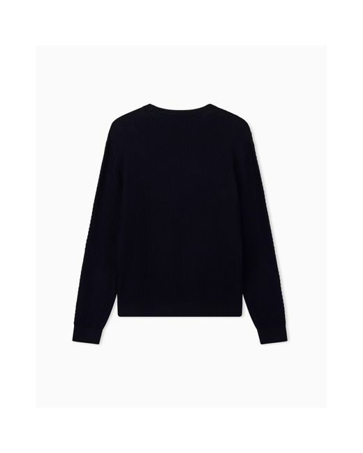 ARMANI EXCHANGE Blue Pullover for men