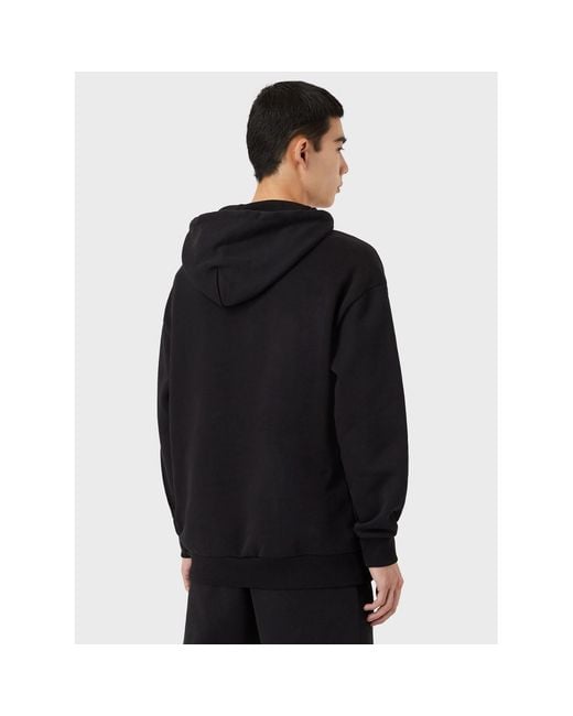 Emporio Armani Black Hoodie for men