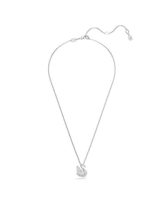 Swarovski White Swan Pendant