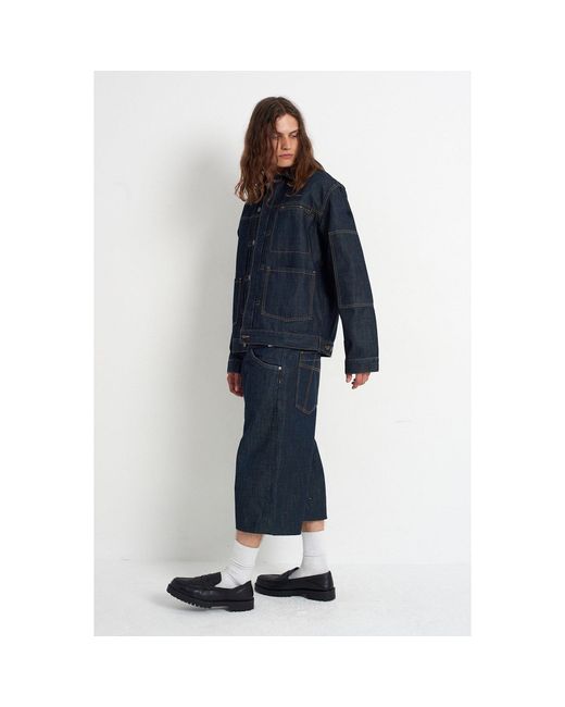 The Ragged Priest Blue Control Denim Jacket for men