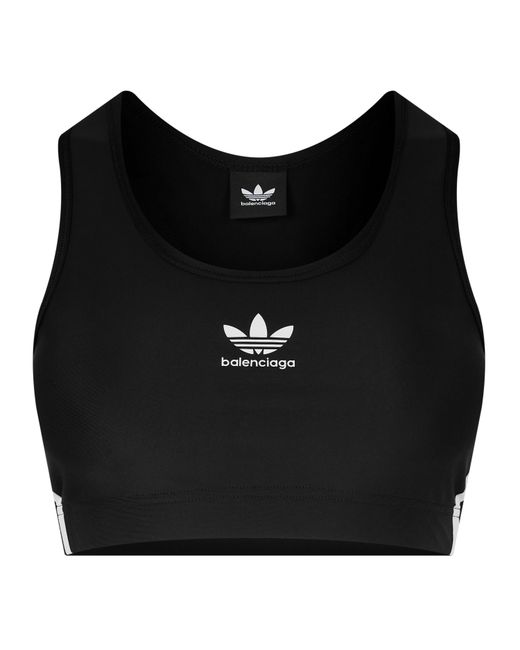 Balenciaga Black Soft Fabric Tank Vest