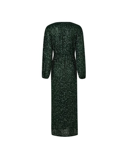 Never Fully Dressed Green Sequin Emma Dress