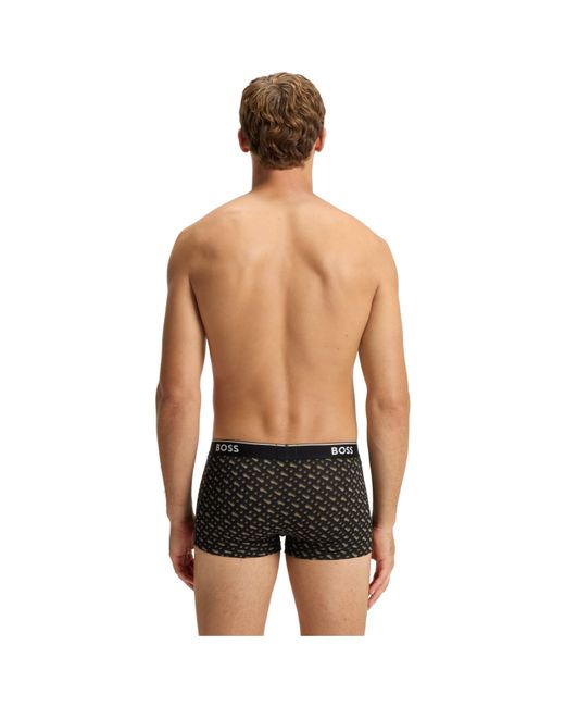 Boss Black Bodywear 3-Pack Boxer Shorts With Logo Detail for men