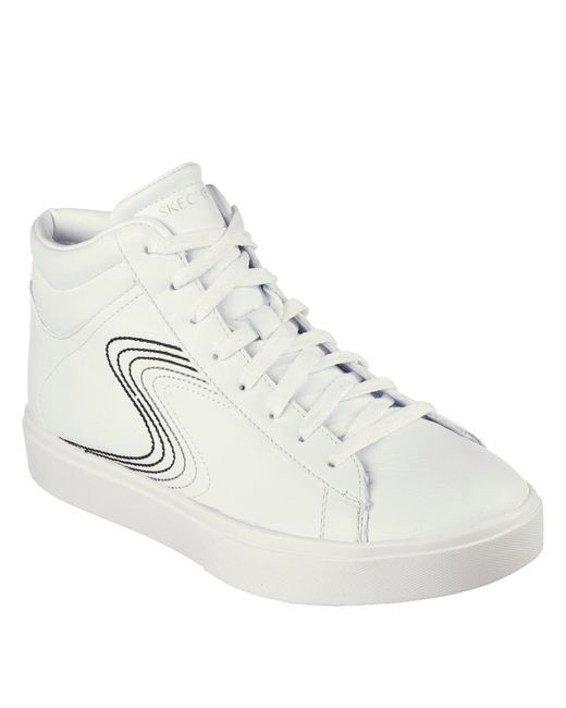 Skechers White Edenlx Classic Low-Top Trainers
