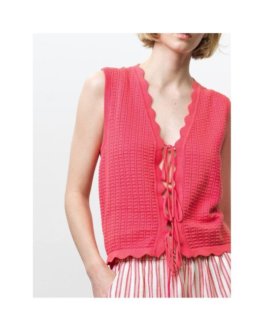 French Connection Pink Knitted Top