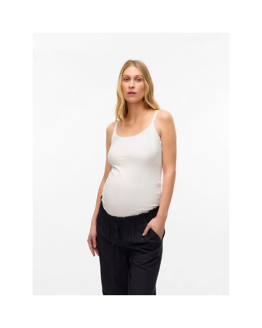 Mama.licious Blue Maternity 2-Pack Strap Nursing Vests
