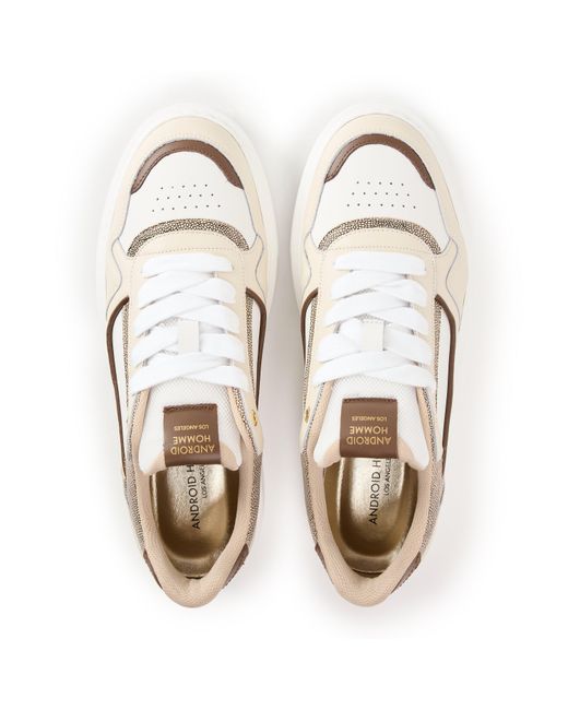 Android Homme White Forum Crt Low-Top Trainers for men