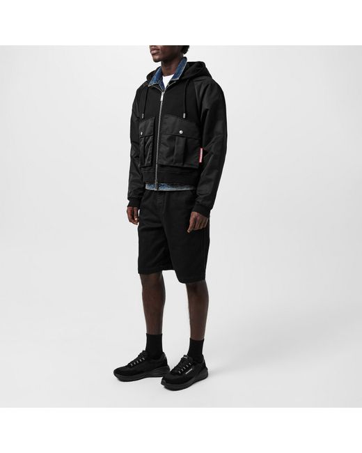 DSquared² Black Suede Dash Sneakers for men