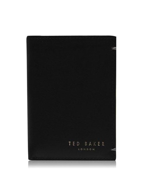 Ted Baker Black Zacks Bi-fold Card Holder for men