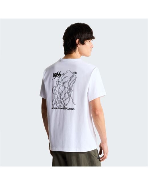 The North Face White Tnf Nse Graphic Tee for men