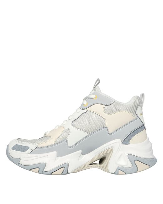 Skechers White Staminav3 Classic Low-Top Trainers