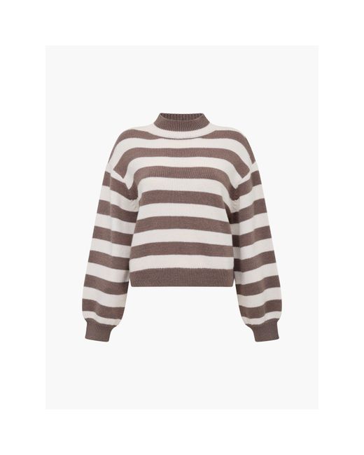 French Connection White Crew Neck Jumper