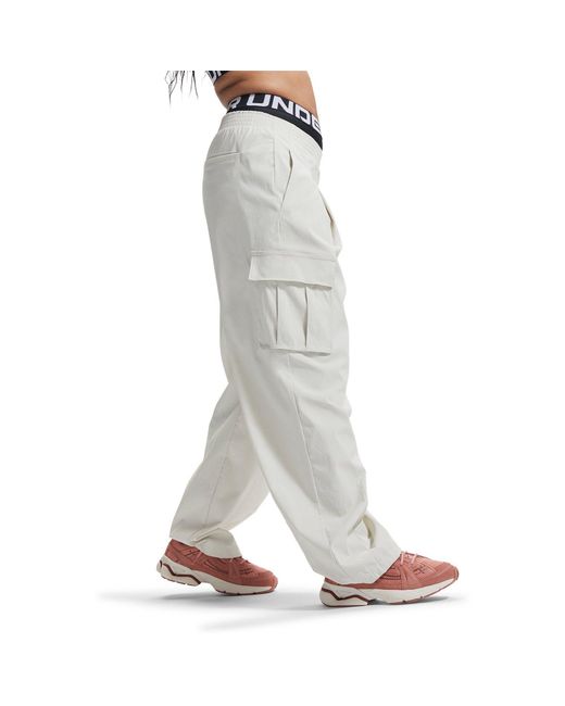 Under Armour Gray Unstoppable Cargo Tracksuit Bottoms