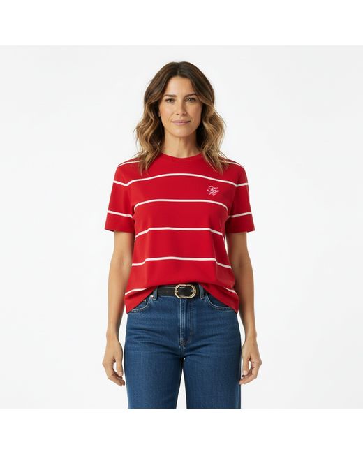 Tommy Hilfiger Red Script T-Shirt