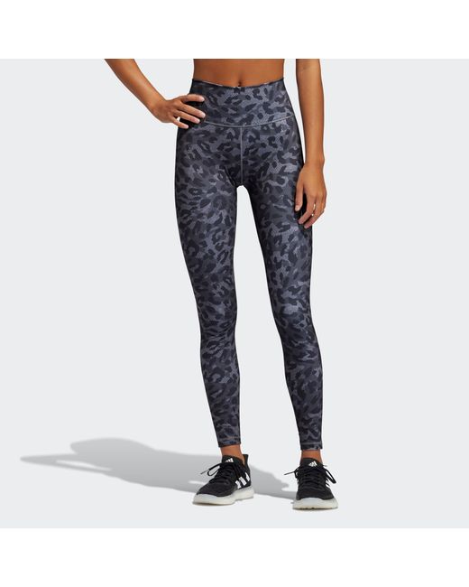 Adidas Blue Believe This Graphic Long Leggings