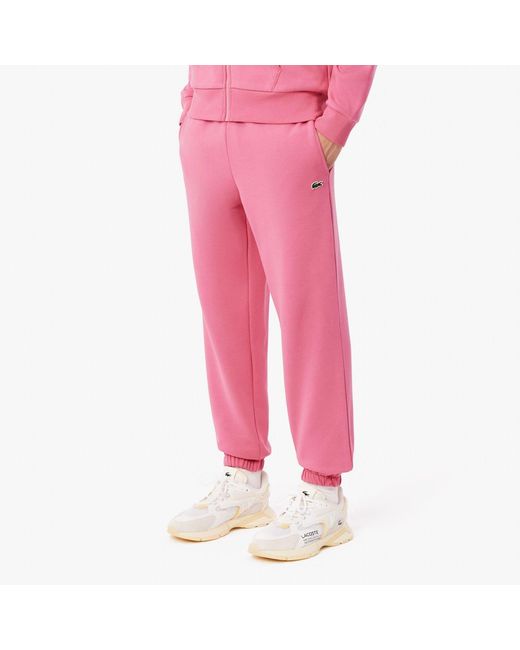 Lacoste Pink Regular Fit Sweatpants for men