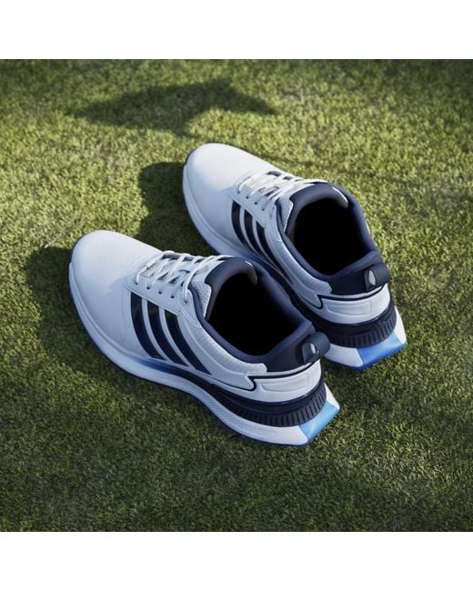 Adidas Blue Spiked Golf Shoes for men