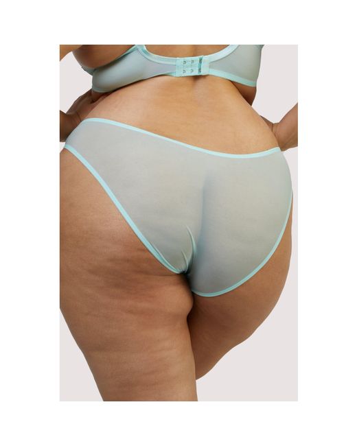 Playful Promises Pink Valerie Embroidery & Mesh Brief