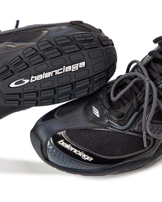 Balenciaga Black Low-Top Trainers for men