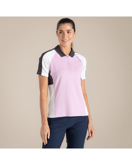Craghoppers Blue Nosilife Hazelmere Quick-Drying Golf Polo Top