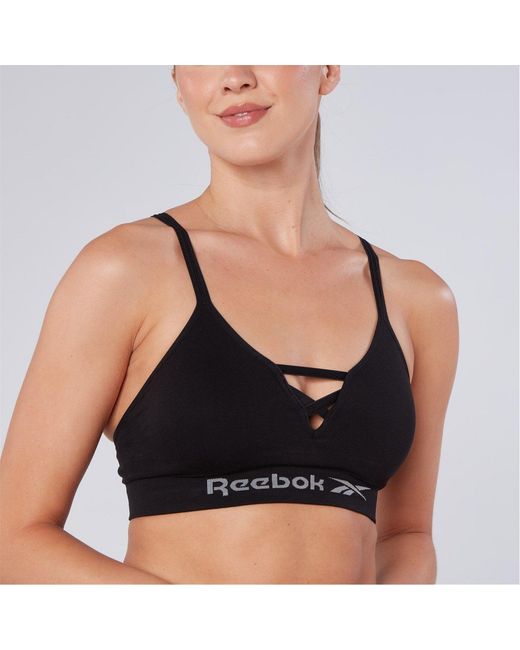 Reebok Seamless Bra Maryna Black Base Layer Top
