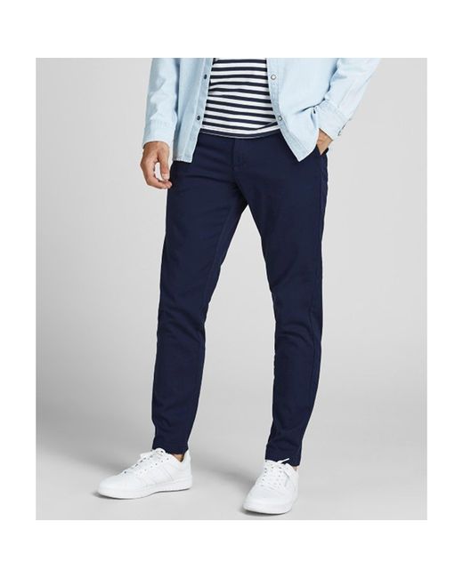 Jack & Jones Blue Jack+ Dave Chino Trouser Plus Size for men
