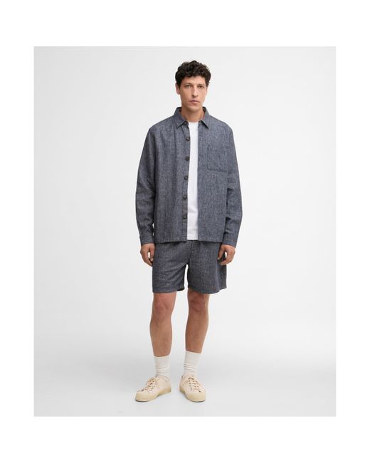 Barbour Gray Chino Shorts for men
