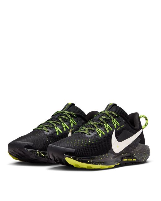 Nike Blue Reactx Pegasus Trail 5 Running Shoes