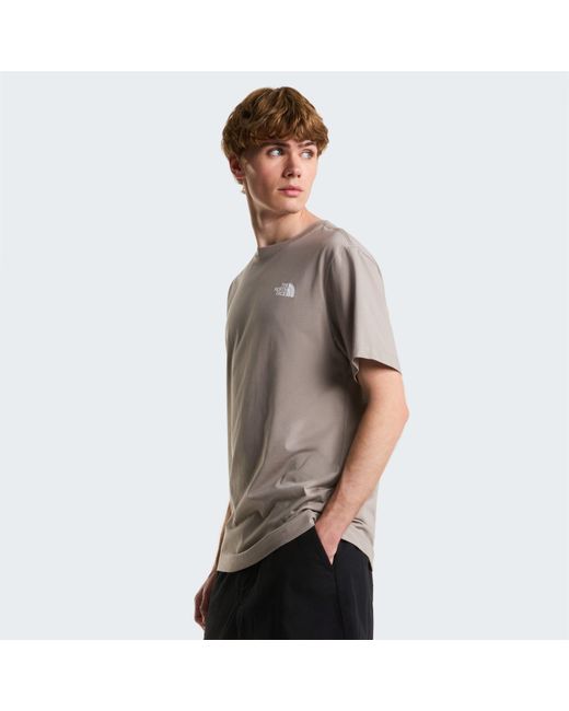 The North Face Gray Never Stop Exploring Regular Fit T-Shirt for men