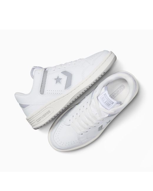 Converse White Adults Weapon Leather High-Top Trainers