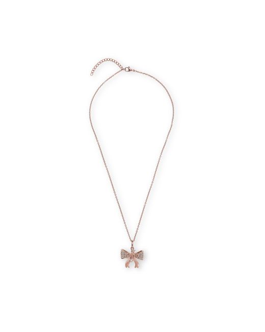 Agent Provocateur Metallic Brietta Bow Necklace