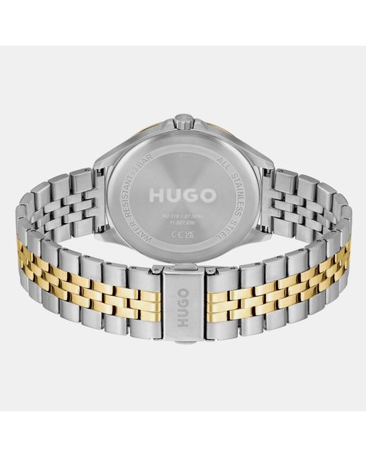 HUGO Metallic Suit Watch for men
