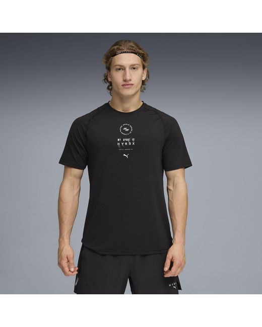 PUMA Black Hyrox Dryelite Training T-Shirt for men
