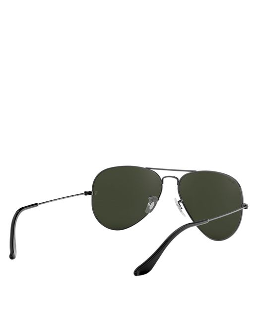 Ray-Ban Green Large Aviator Sunglasses