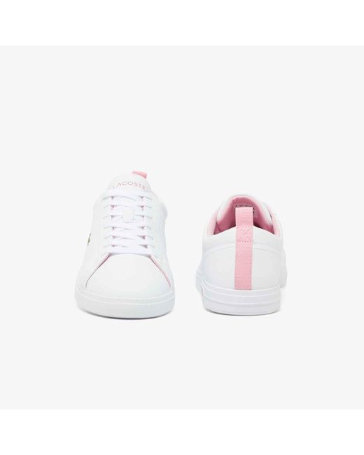 Lacoste White Carnaby Low Top Trainers