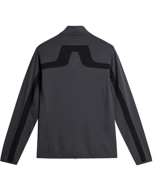 J.Lindeberg Gray Jarvis Mid Layer Pullover for men