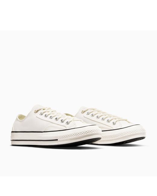 Converse White Adults Chuck 70 Canvas And Leather Trainers