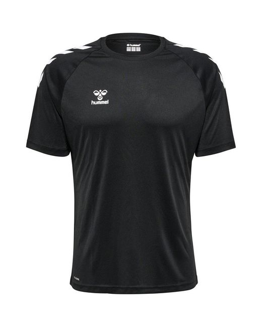 Hummel Black Core Training Poly T Shirt Senior for men