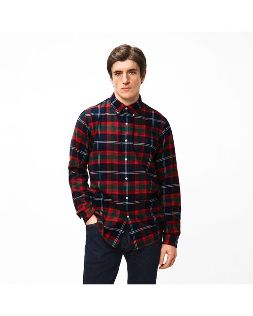 Ralph Lauren Blue Long Sleeve Plain Shirt for men