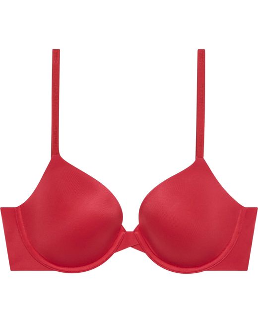 Calvin Klein Red Perfect Fit T-Shirt Bra