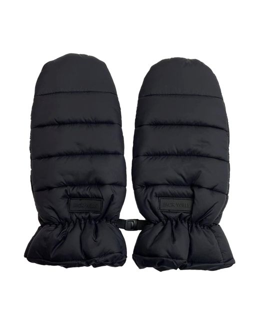Jack Wills Blue Jw Nylon Mittens 44