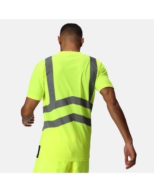 Regatta Green Hi-Vis T-Shirts for men