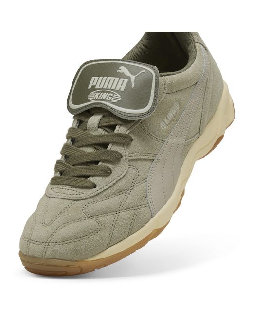 PUMA Green King Indoor Suede Low Top Trainers for men