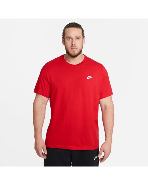 Nike Red Club T-Shirt for men