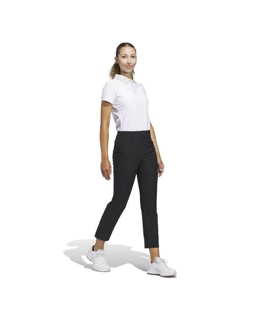 Adidas Black Pull On Ankle Pants