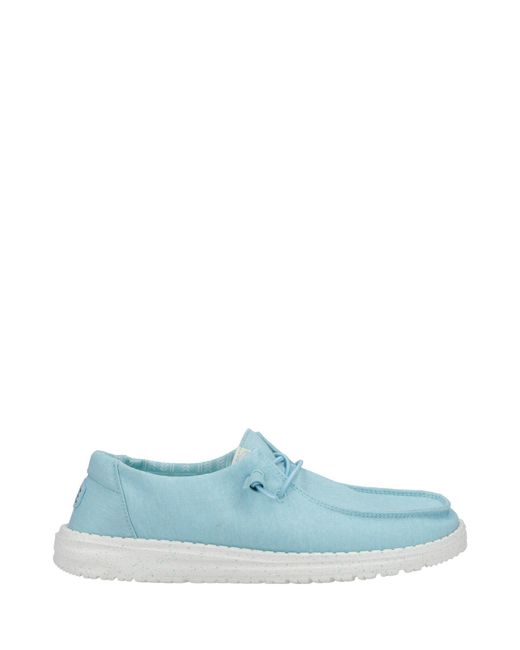 HeyDude Blue Wendy Canvas Shoe